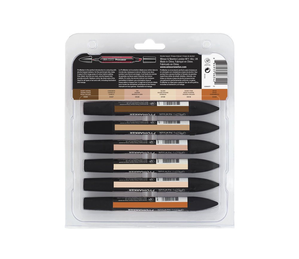 Winsor & Newton Promarker Twin-Tip Graphic Marker Pens - 189
