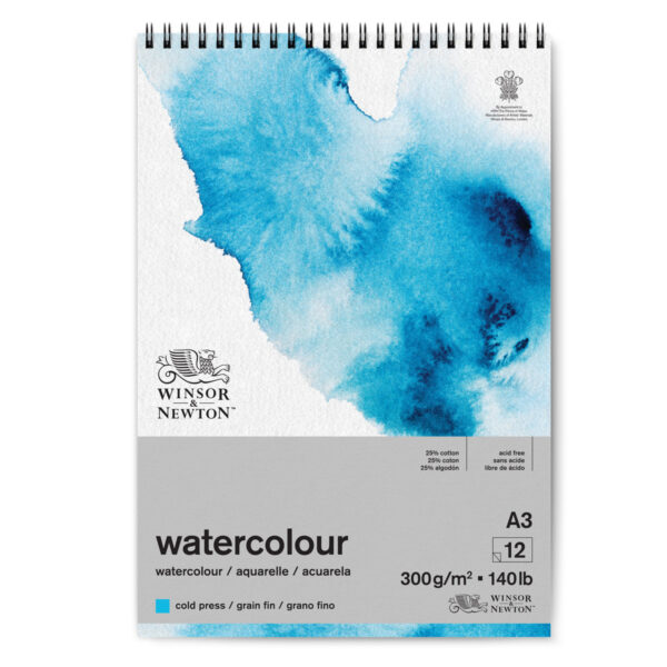 WN-WATERCOLOUR-PAD-WIRE-O-COLD-300-A3