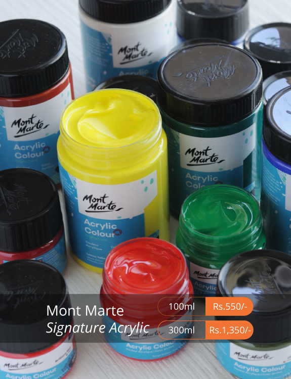 Mont marte Acrylic paint set 48 - Luminous Craft & Stuff